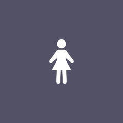 simple girl icon