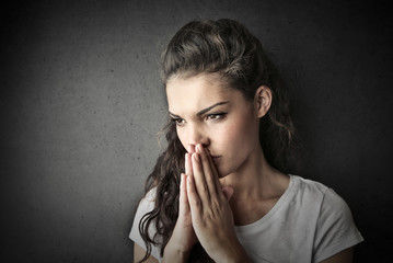 Girl thinking