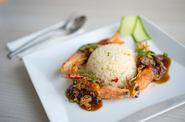 Shrimp in Tamarind Sauce