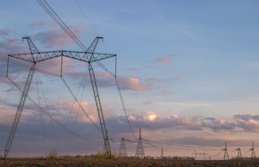 High voltage power line