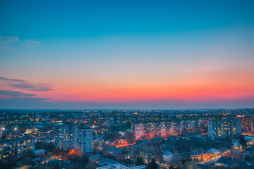 Obraz premium Beautiful summer panorama of old town