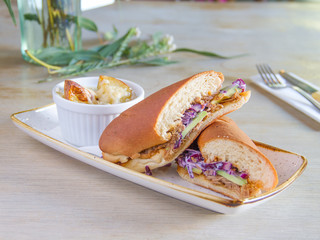 bocadillo de pulled pork