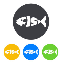 Logotipo FISH en circulo varios colores
