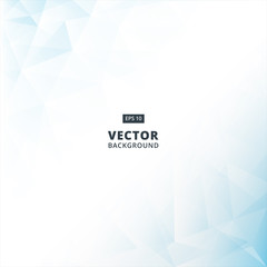 Fototapeta premium Abstract blue Lowpoly vector background. Template for style design. Vector illustration