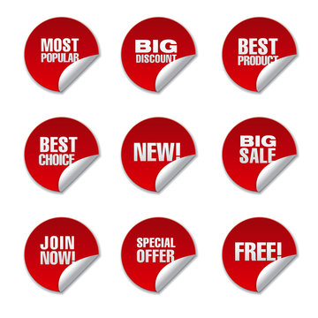 advertising promotion discount stickers