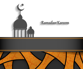 Ramadan Kareem vector background. Holyday illustration. Elements for your design. Eps10