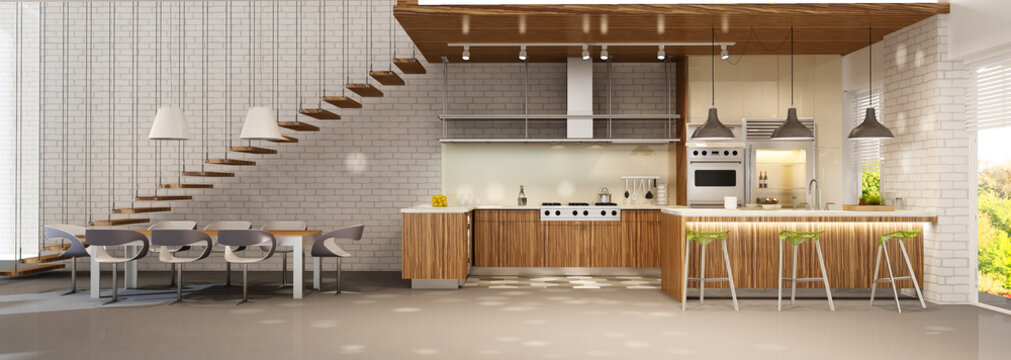 Modern house interior