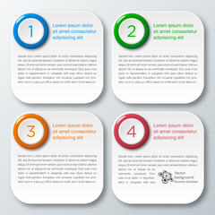 Infographics Web Banner & Label Design