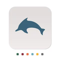 Kussenhoes Papier Icon - Delfin © Daniel Berkmann