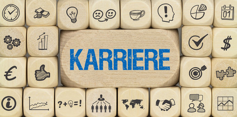 Karriere / Würfel mit Symbole