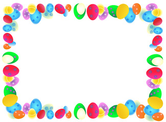 Easter frame design