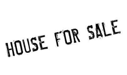 House For Sale rubber stamp. Grunge design with dust scratches. Effects can be easily removed for a clean, crisp look. Color is easily changed.