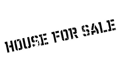 House For Sale rubber stamp. Grunge design with dust scratches. Effects can be easily removed for a clean, crisp look. Color is easily changed.