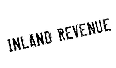 Inland Revenue rubber stamp. Grunge design with dust scratches. Effects can be easily removed for a clean, crisp look. Color is easily changed.