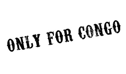 Only For Congo rubber stamp. Grunge design with dust scratches. Effects can be easily removed for a clean, crisp look. Color is easily changed.