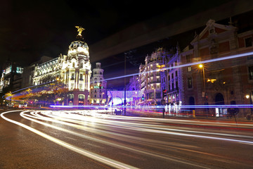 Fototapeta na wymiar Banco de España, Madrid, Spain
