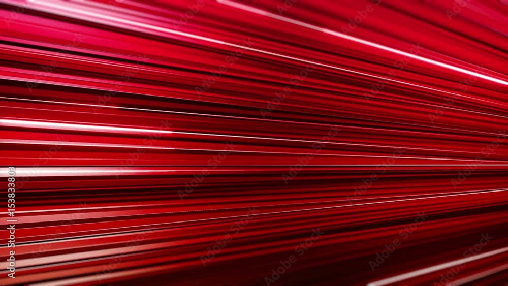 Poster digitally generated seamless abstract motion background with red glowing horizontal stripes