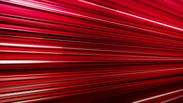 Digitally generated seamless abstract motion background with red glowing horizontal stripes