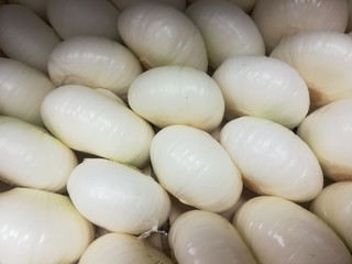 White onions in the market