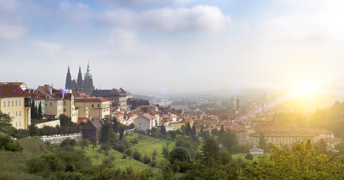Prague, Czech Republic. Panorama of the old city © Konstantin Kulikov