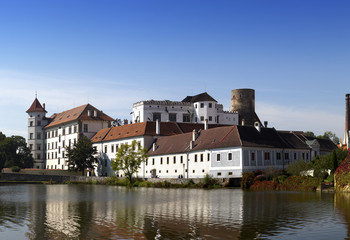 Obraz na płótnie Canvas Jindrichuv Hradec castle in South Bohemia, Czech Republic