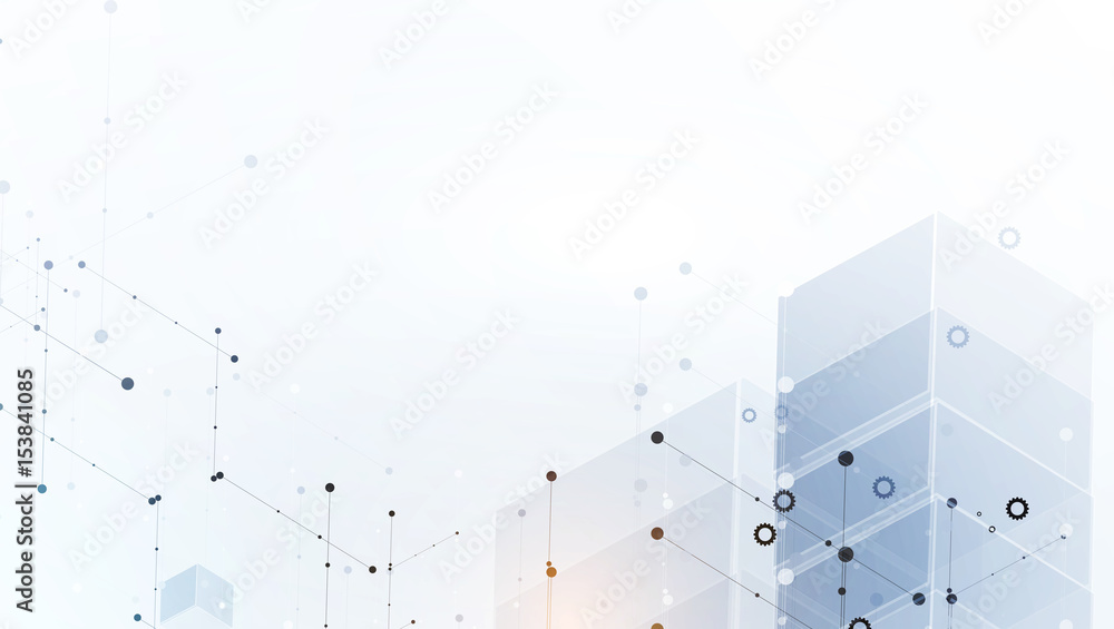 Poster digital technology world. business virtual concept. vector background