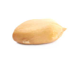 Peeled peanut isolated