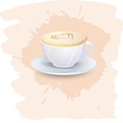 Coffee background or banner, flayer, web, print template.