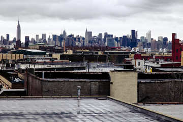 Manhatan Skyline Viewd from Brooklyn