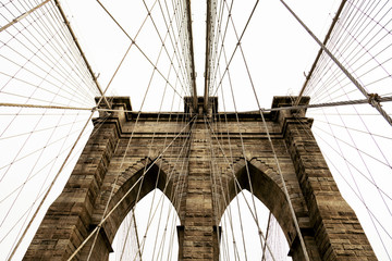 Fototapeta premium Brooklyn Bridge Detail