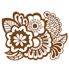 Mehndi design. Patterns.