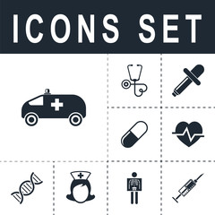 icon medical car