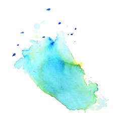 Abstract hand drawn watercolor background