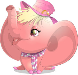 Beautiful cute elephant