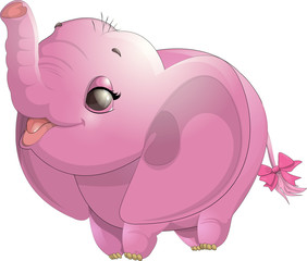 Beautiful cute elephant