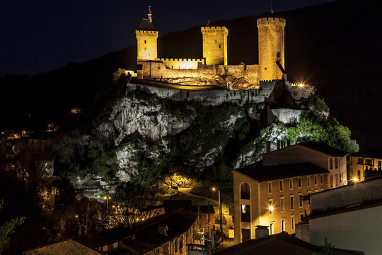 Night View of Foix