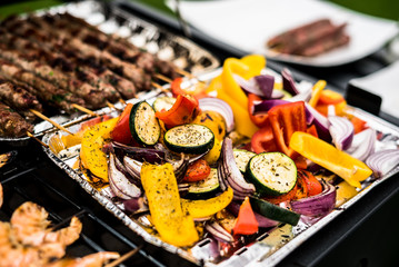 BBQ Grill Meat and Seafood