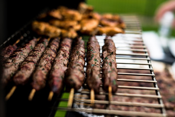 BBQ Grill Meat and Seafood