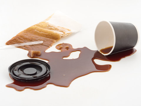 Kaffee versch&uuml;ttet