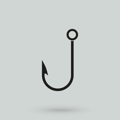 hook icon vector