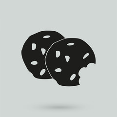 cookie icon vector