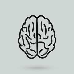 brain icon vector