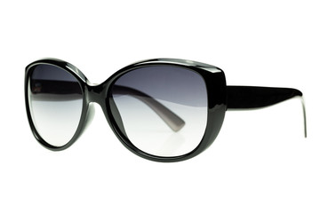 Black Sunglasses Isolated On White