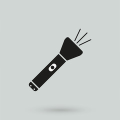 flashlight icon vector