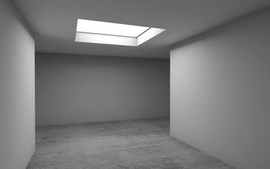 3 d empty room interior background