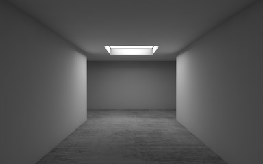 3d empty room interior background