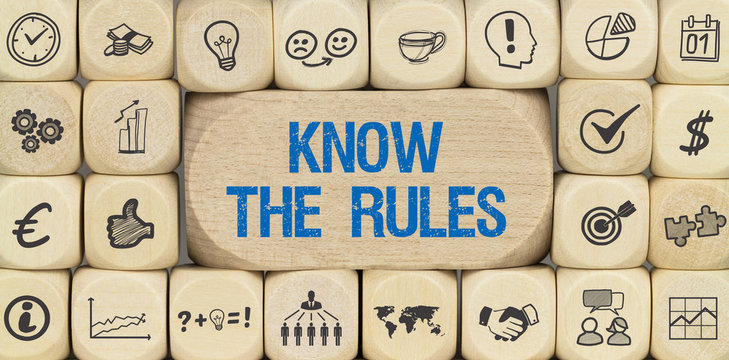 Know the Rules / W&uuml;rfel mit Symbole