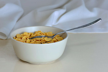 Breakfast corn flakes