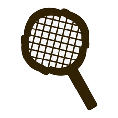 hand mirror icon over white background. vector illustration