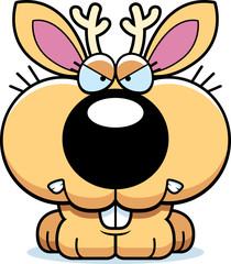 Cartoon Jackalope Mad